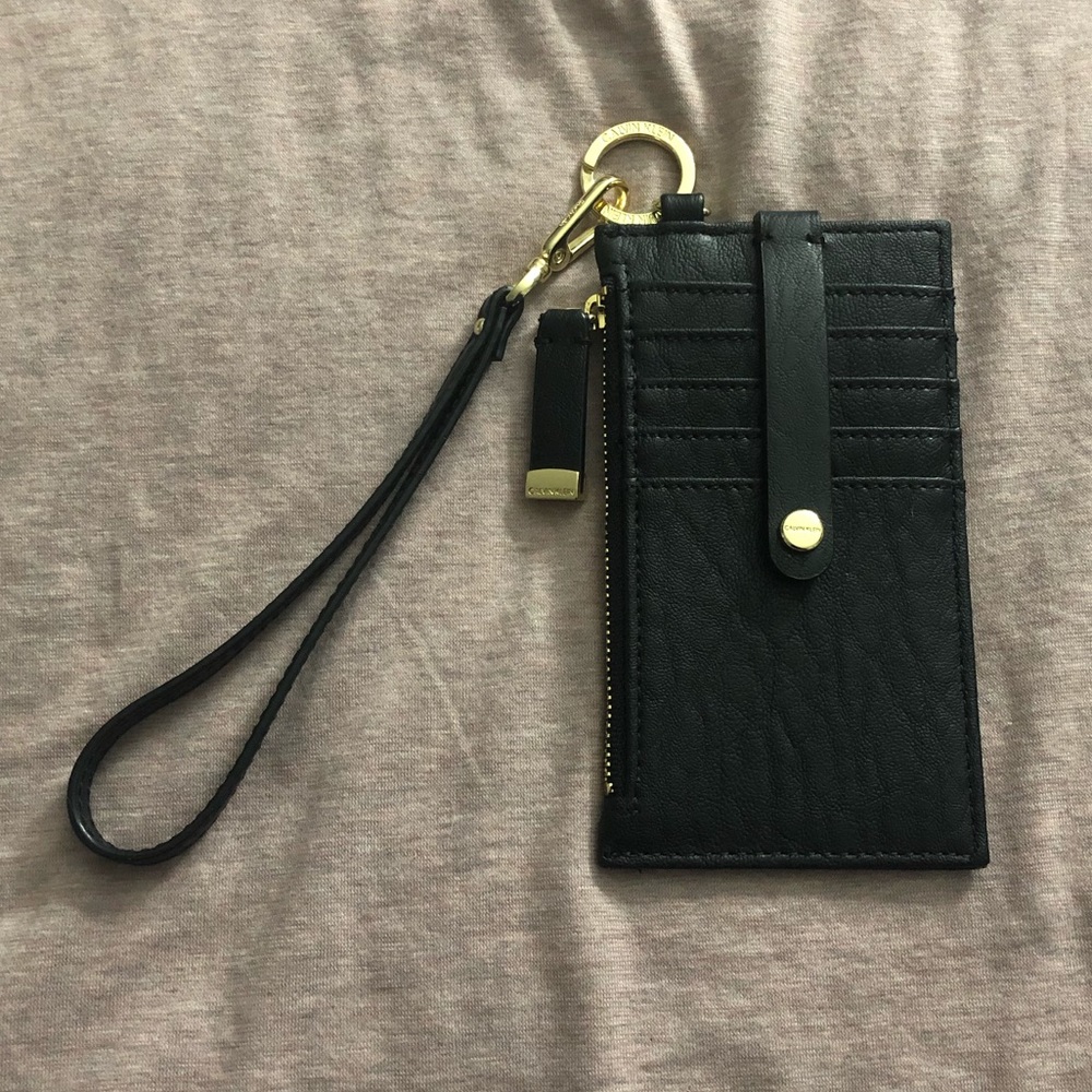 COPY - CALVIN KLEIN: Zip Card Case (Wristlet)